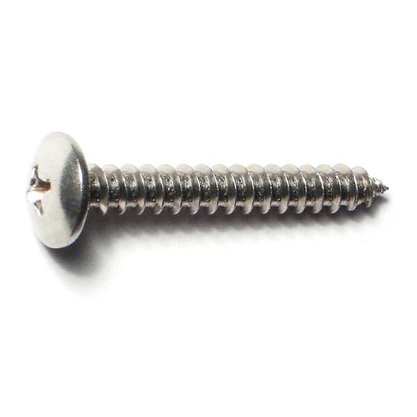 Midwest Fastener Sheet Metal Screw, #8 x 1-1/4 in, 18-8 Stainless Steel Truss Head Phillips Drive, 15 PK 33954 - main